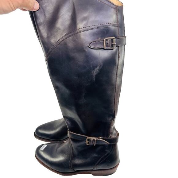 Frye Shoes - NWOB Frye Dorado Belted Riding Boots 77561 Leather Knee High Womens Size 6